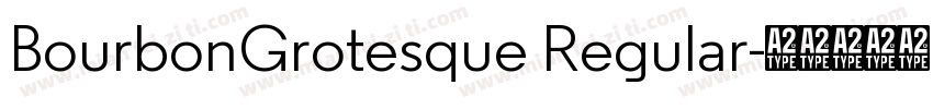 BourbonGrotesque Regular字体转换